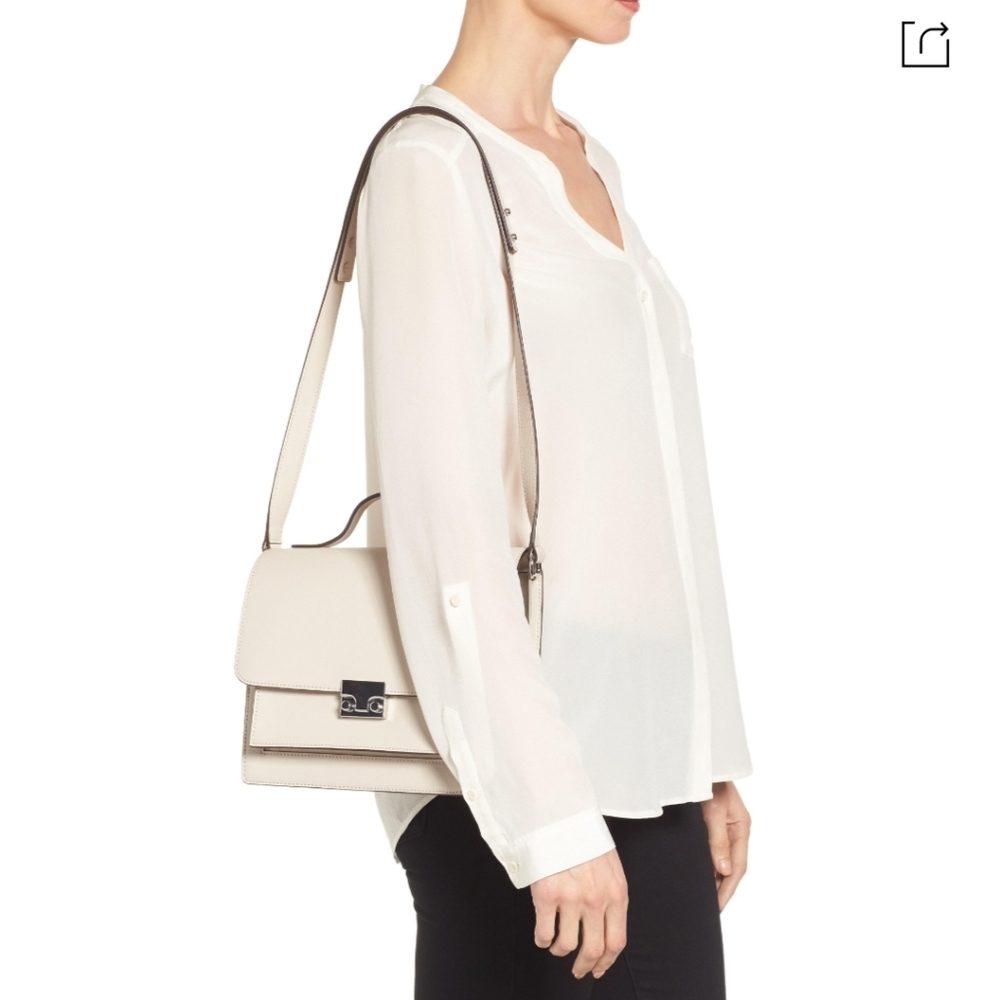 NWT! Loeffler Randall minimal rider shoulder bag